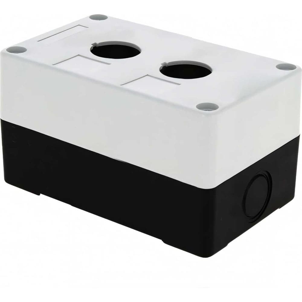 Корпус EKF КП102, 2 кнопки, белый cpb-102-w