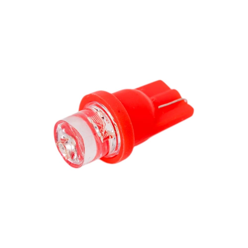 Светодиод Nord-Yada T10-01 (1LED) 12V W5W Base: BW2,1x9,5 D конус красный 0.13 W 0.45 lm (2 шт в 1 упаковке) 902377