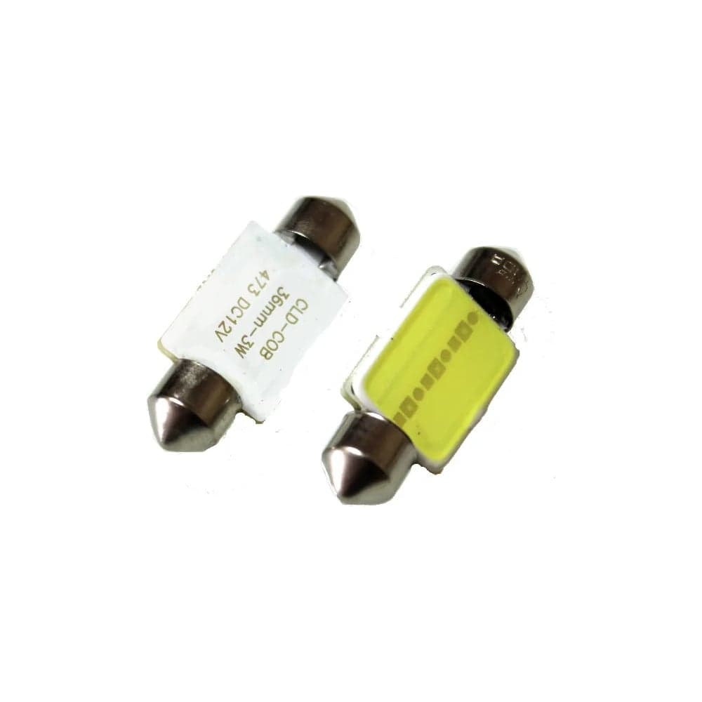 Светодиод Nord-Yada T11x36-S8.5 COB-1.5W 12V C5W белый 0.8 W 45 lm (2 шт в 1 упаковка) 904599