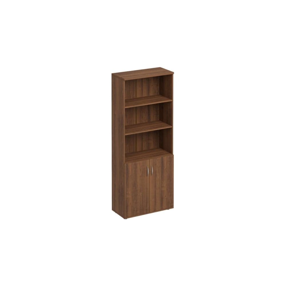 Шкаф для документов полузакрытый 80x38x200 "Комфорт" Юнитекс, орех французский, К.371_ОФ
