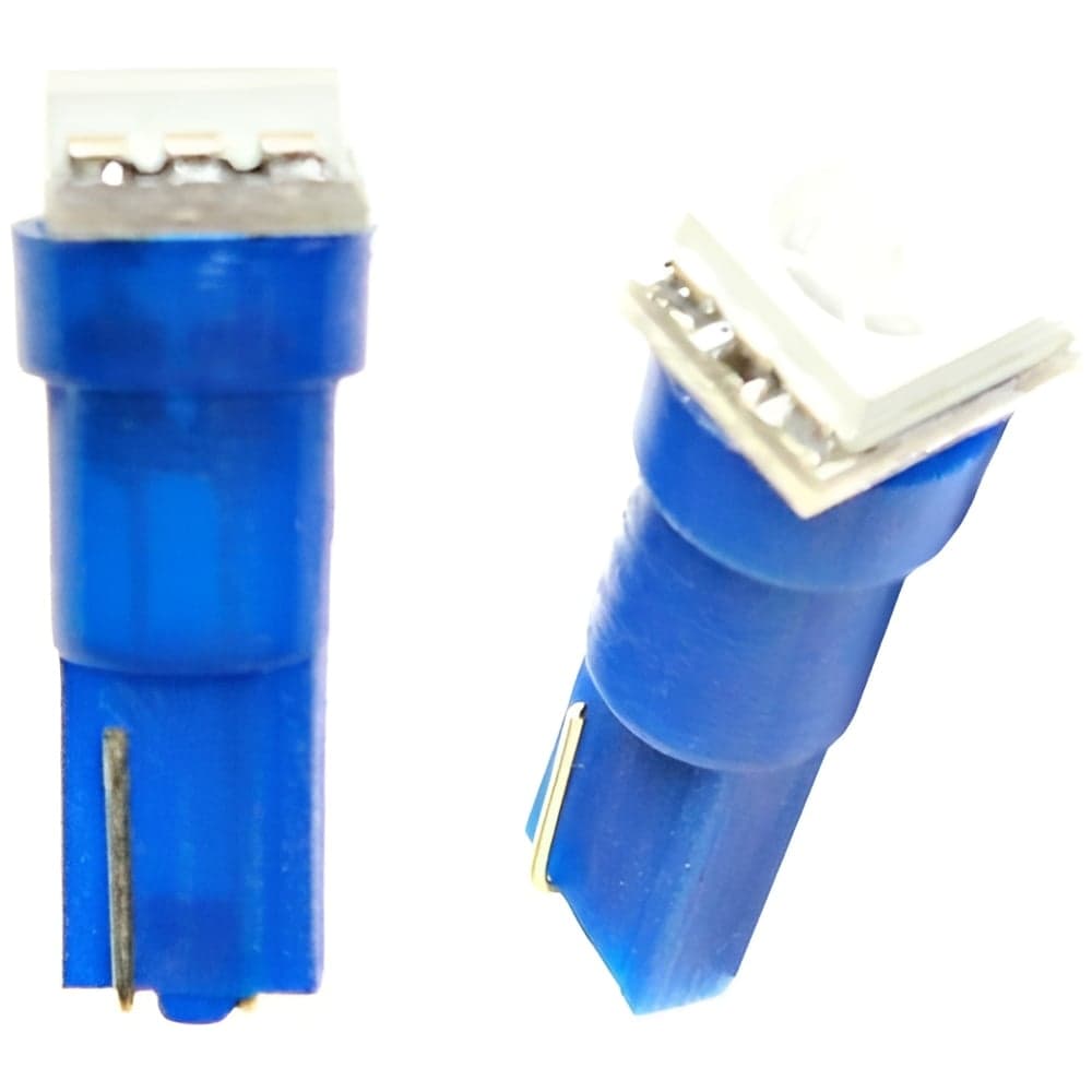 Светодиод Nord-Yada T5-02 (1SMD) 12V W1,2W Base:W2,0x4,6d 0.1W 0.8 lm синий (2 шт в 1 упаковке) 901143