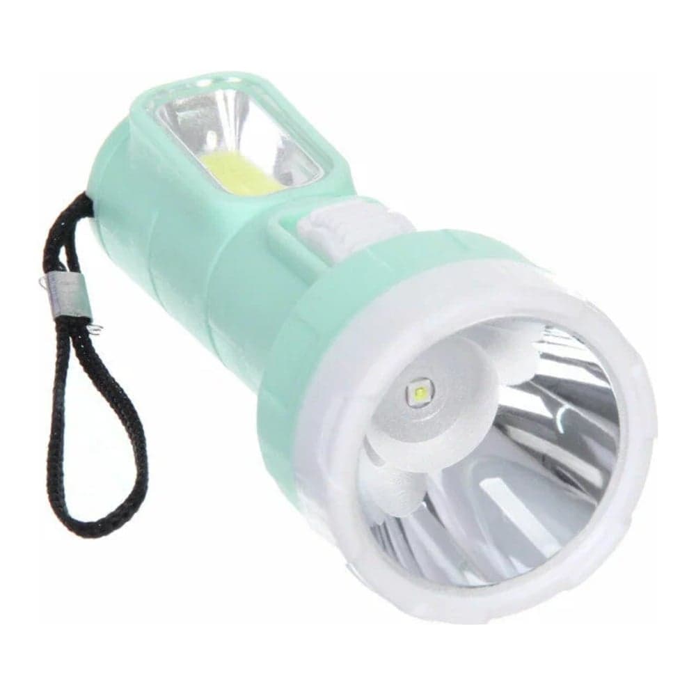 Фонарь ручной Турист мастер 1 режим 1LED+COB 1AA микс 3 цвета YB229 855-365