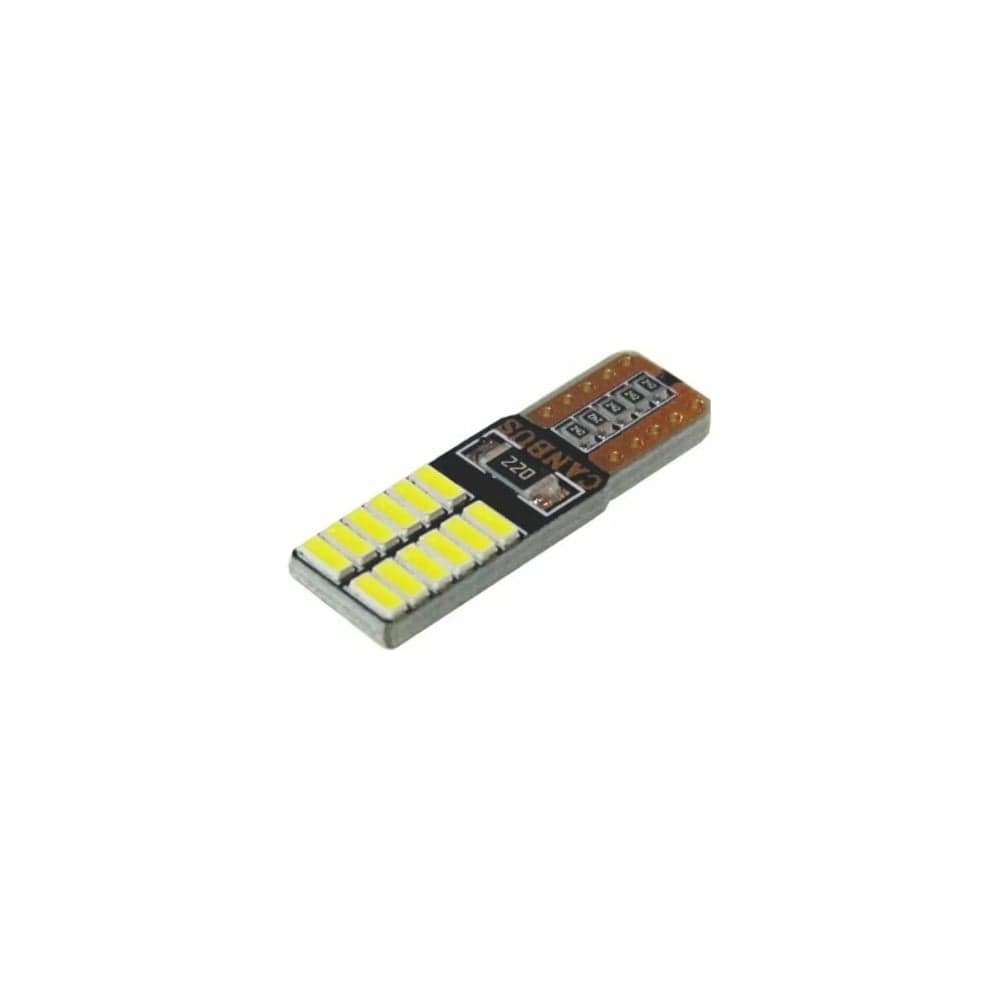 Светодиод Nord-Yada T10 CANBUS 24SMD 12V белый (2шт в 1 уп.) 908392