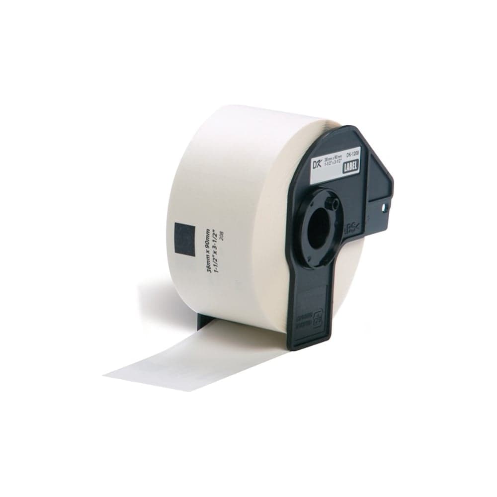 Лента Solution print Solutionprint SP DK11208 (Brother DK11208) 38x90 мм, черный на белом 248608