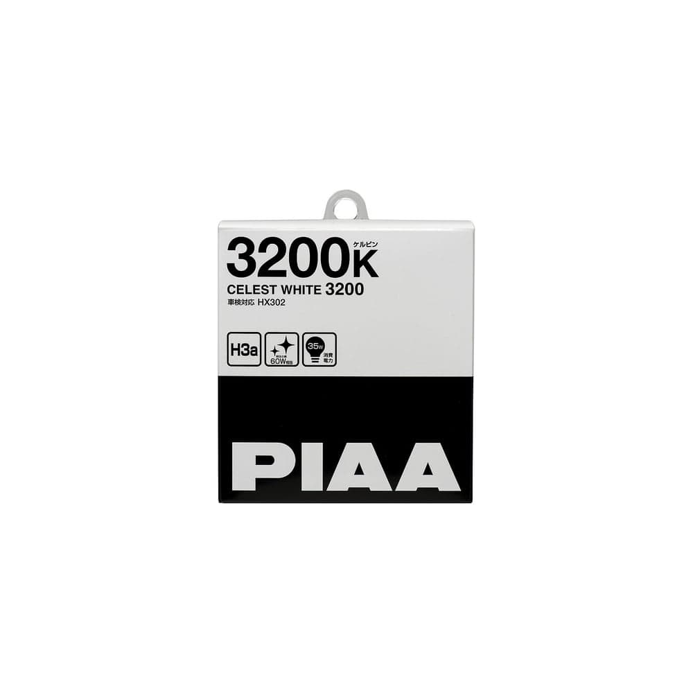 Лампы галогенные PIAA CELEST WHITE H3a 3200K 35W 2 шт Светоотдача 60W HX302-H3a