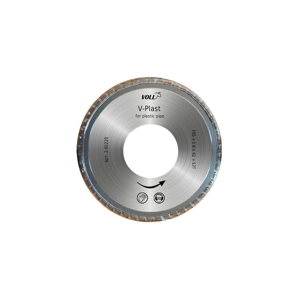 Отрезной диск V-Plast (165x1.8x62 мм; 52T) для электрического трубореза V-CUT 270E/400E VOLL 2.82220