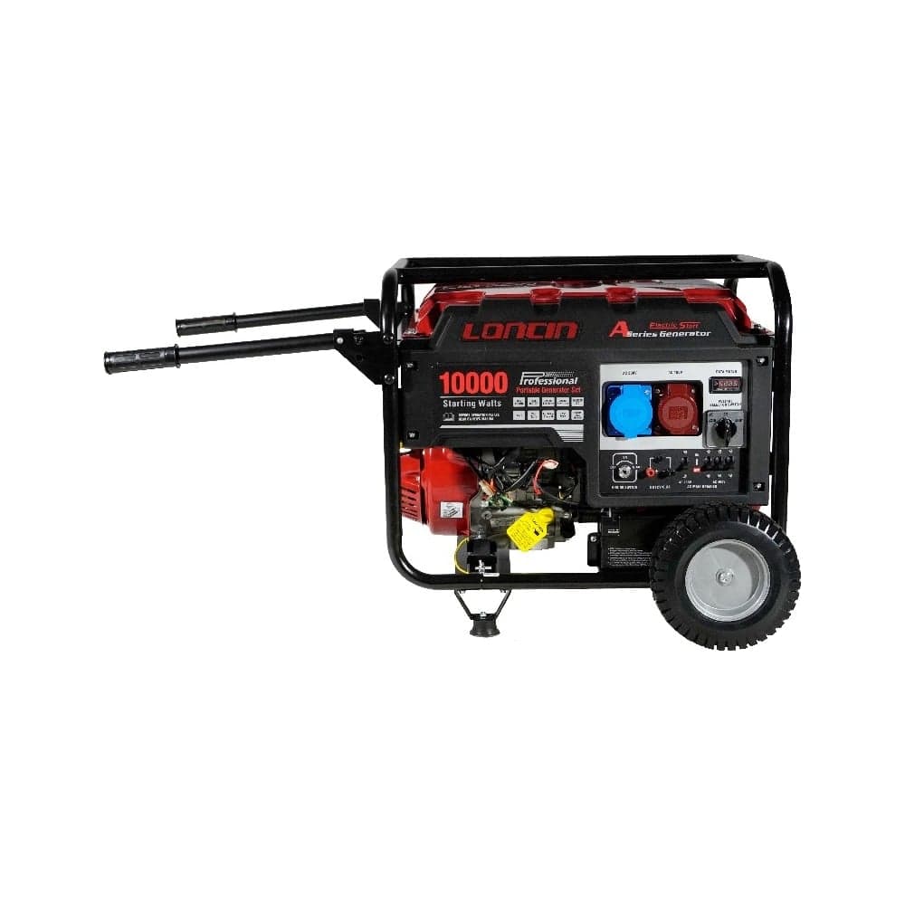 Генератор Loncin LC10000D-AS, 3-х фазный с мощностью без ограничений при 1-но и 3-х фазном режиме 00-00153759