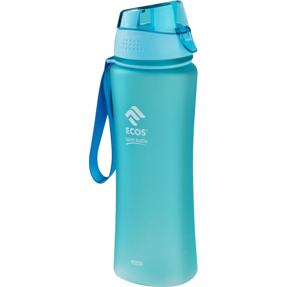 Бутылка для воды Ecos SK5015 650 мл, бирюзовая 006068