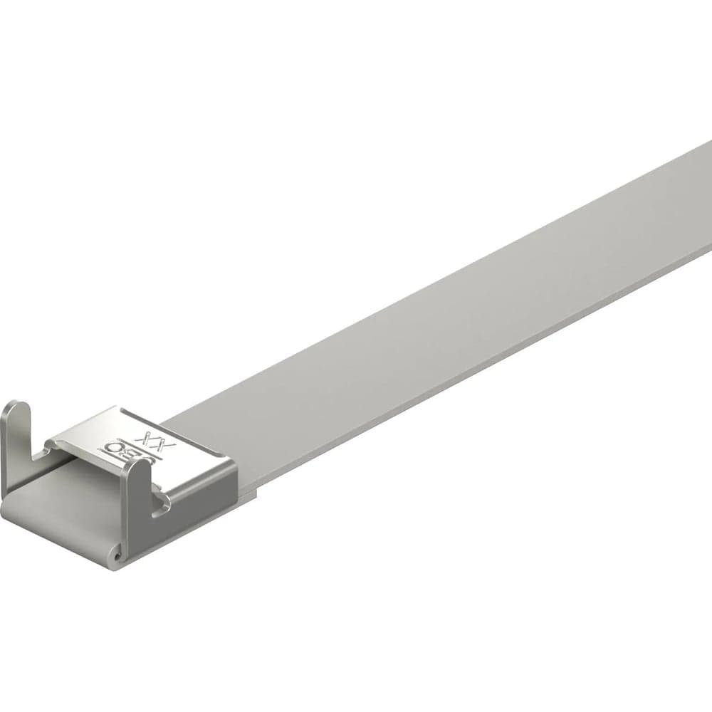 Монтажная лента OBO Bettermann SBF 15-1000 FSK с фиксатором, серая, 25 шт. в упаковке 6490328