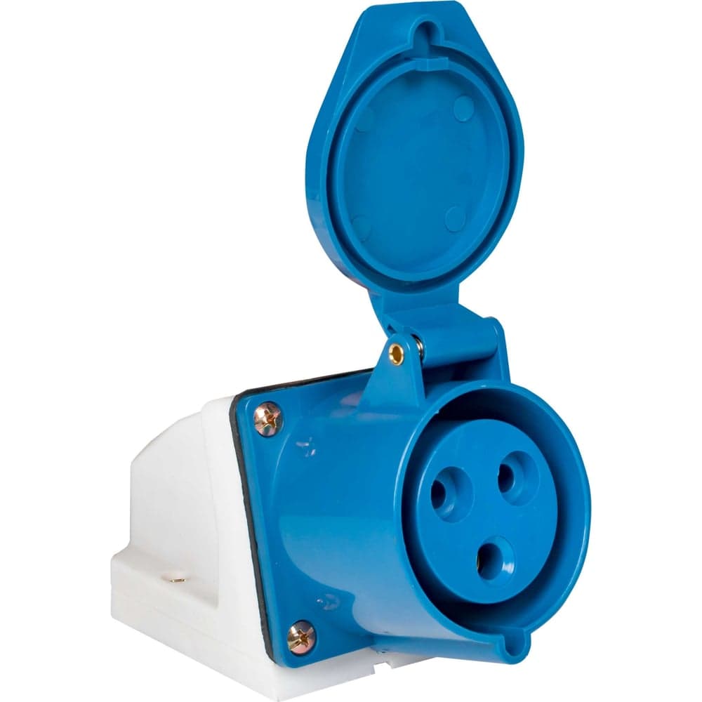 Розетка стационарная наружная EKF 133 2Р+РЕ 63А 220В IP67 ps-133-63-220