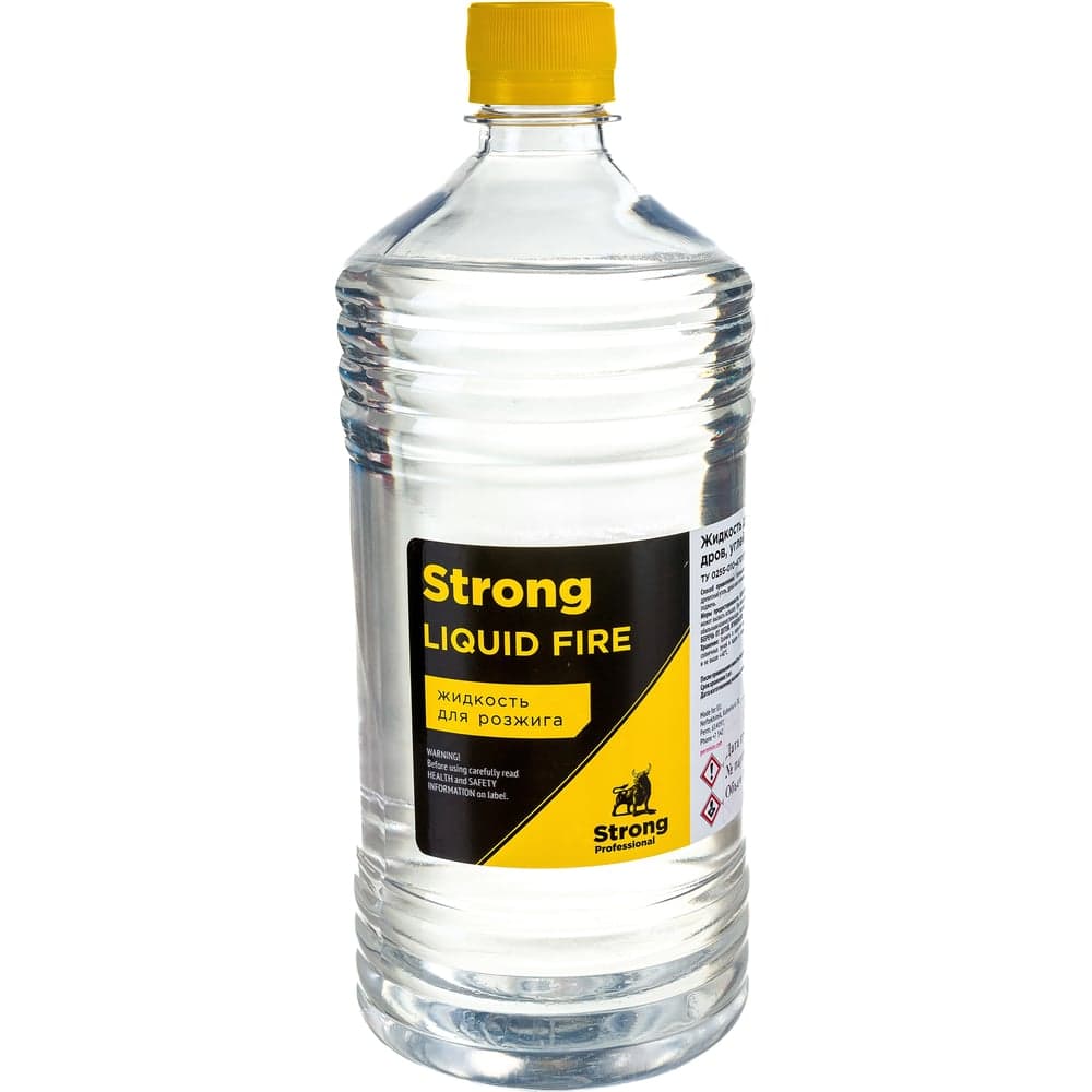 Жидкость для розжига НЕФТЕХИМИК STRONG LIQUID FIRE, 1л, STRLF1000