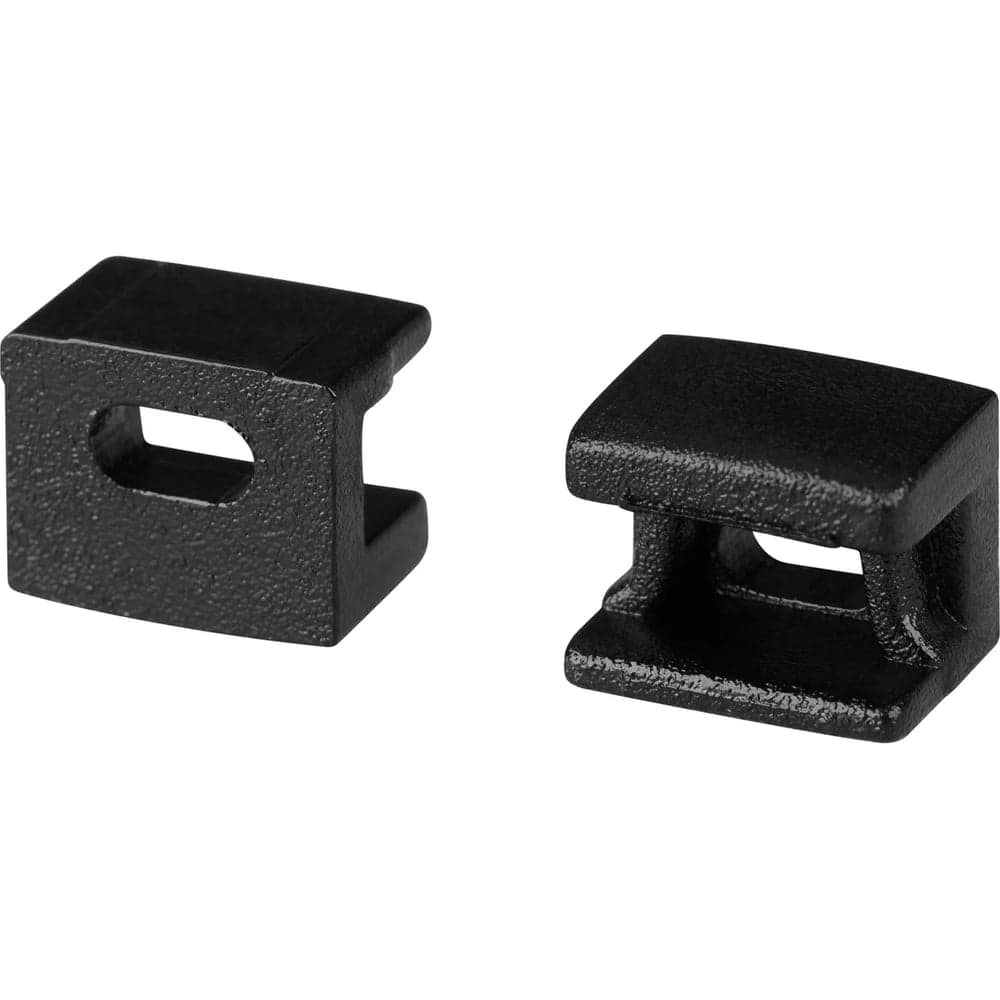 Заглушка Arlight PLINTUS-FANTOM-BENT BLACK с отверстием, 1 комплект 043905