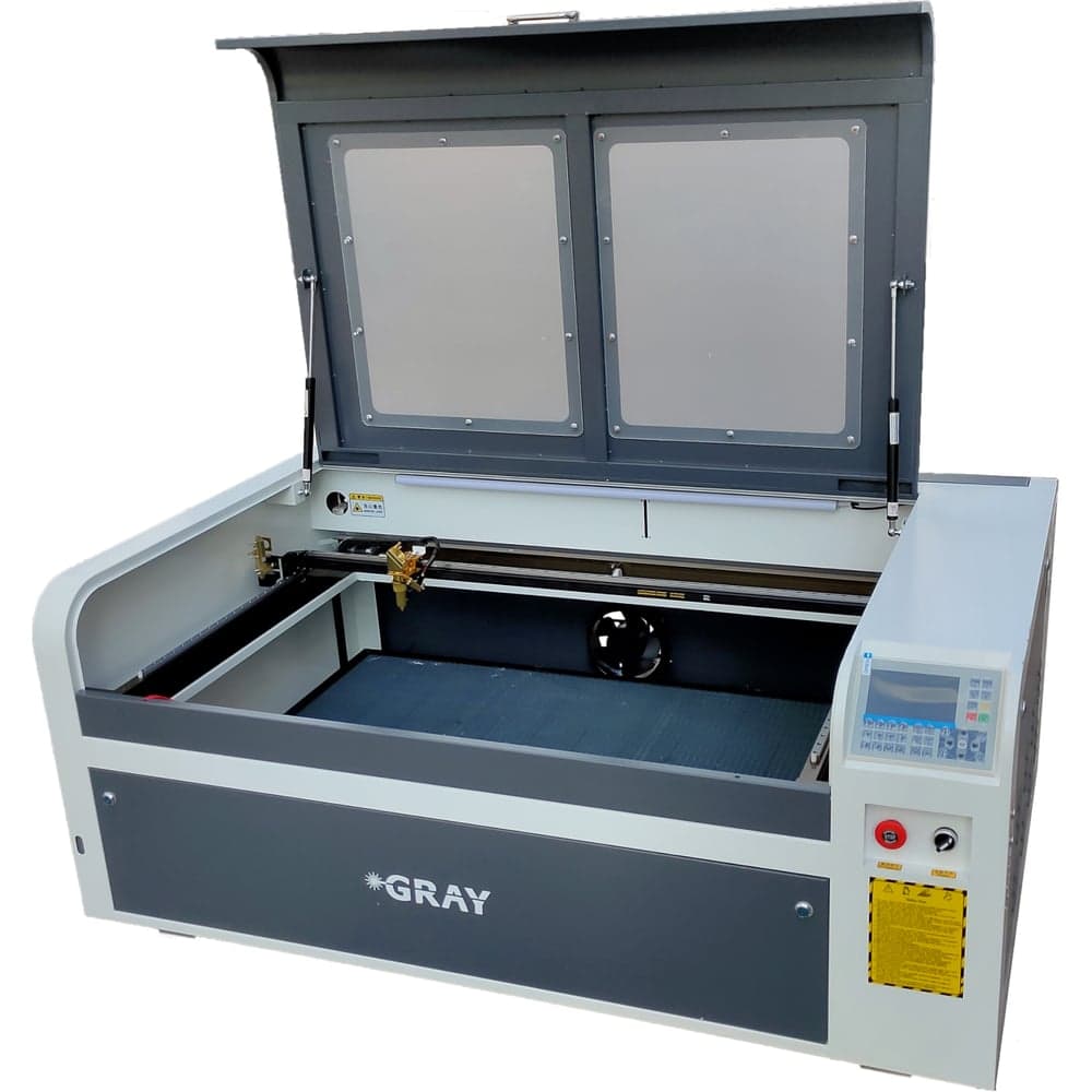 Лазерный станок GRAY гравер 1060H (100х60см) трубка reci 100W T2, Ruida, рельсовые нап-щие по X и Y 18459 18441