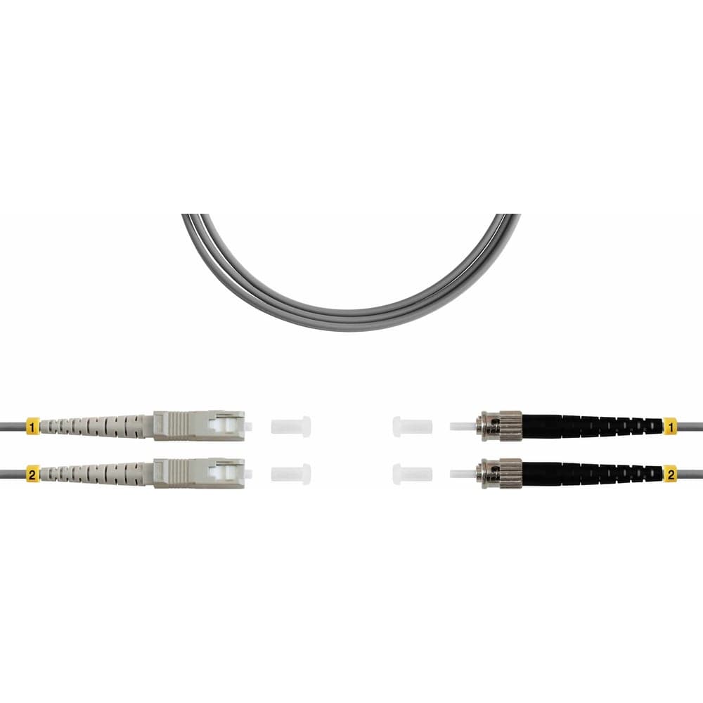 Оптический патч-корд TopLAN дуплексный, FC/PC-ST/PC, MM 62,5/125, 2 м, DPC-TOP-OM1-FC/P-ST/P-2.0