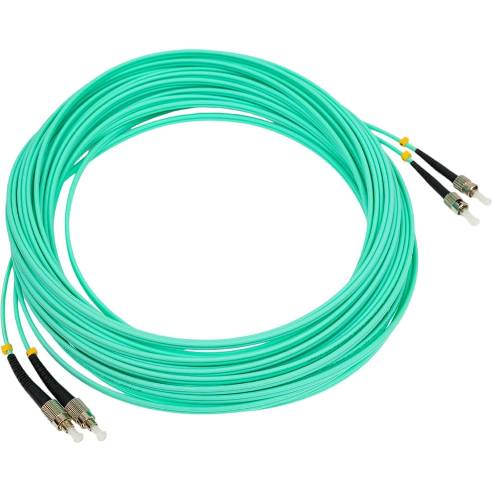 Оптический патч-корд TopLAN дуплексный, FC/PC-ST/PC, MM 50/125 , 20 м, DPC-TOP-OM3-FC/P-ST/P-20