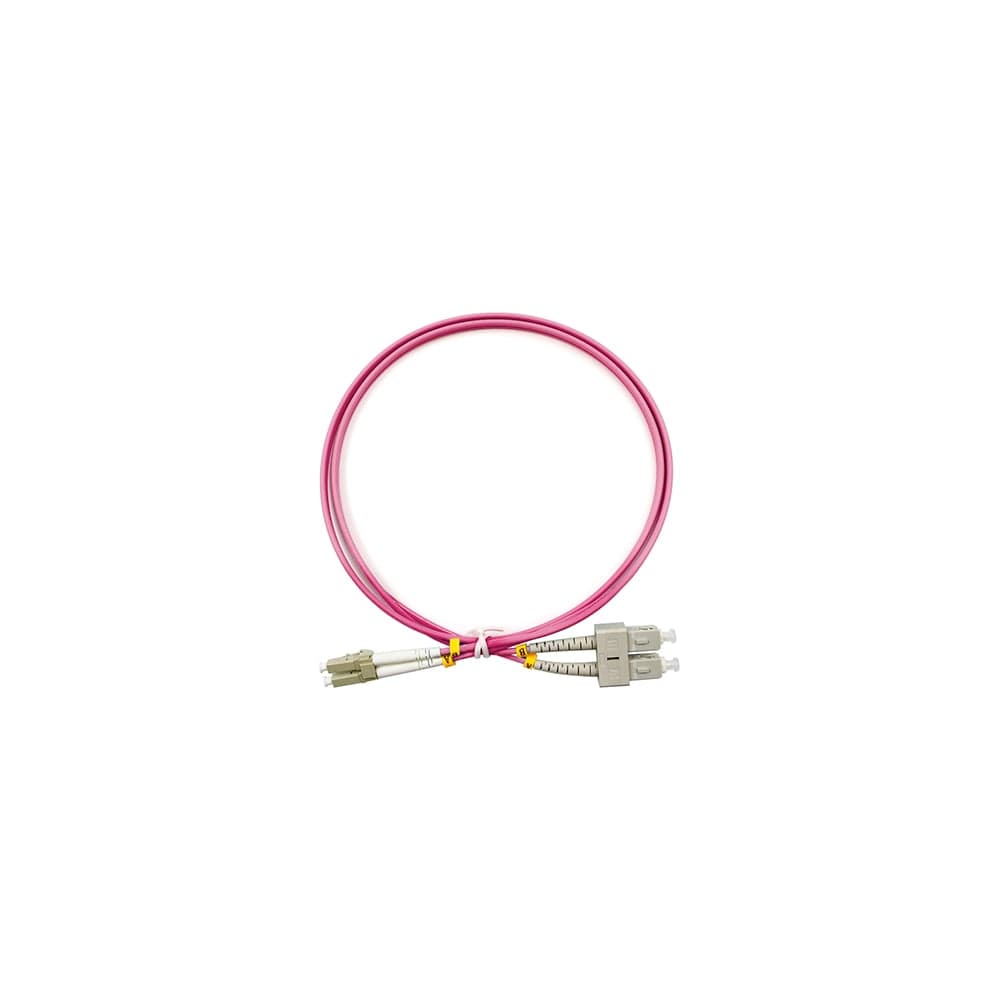 Оптический патч-корд TopLAN дуплексный, LC/PC-SC/PC, DPC-TOP-OM4-LC/P-SC/P-120