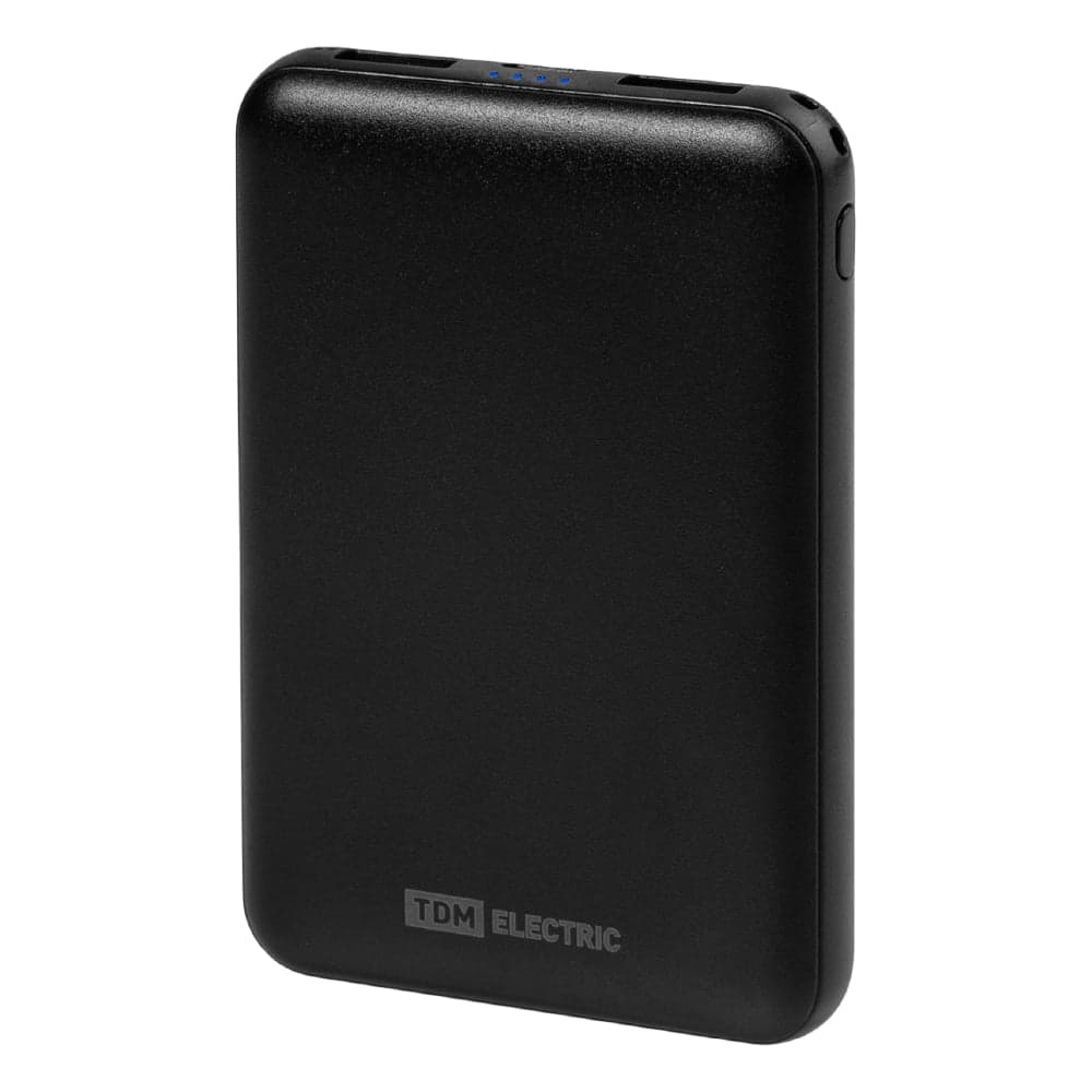 Внешний аккумулятор "Юкон 5" TDM ELECTRIC 5000 mAh, 2.4 А, 2 USB, Type-C SQ1703-0005