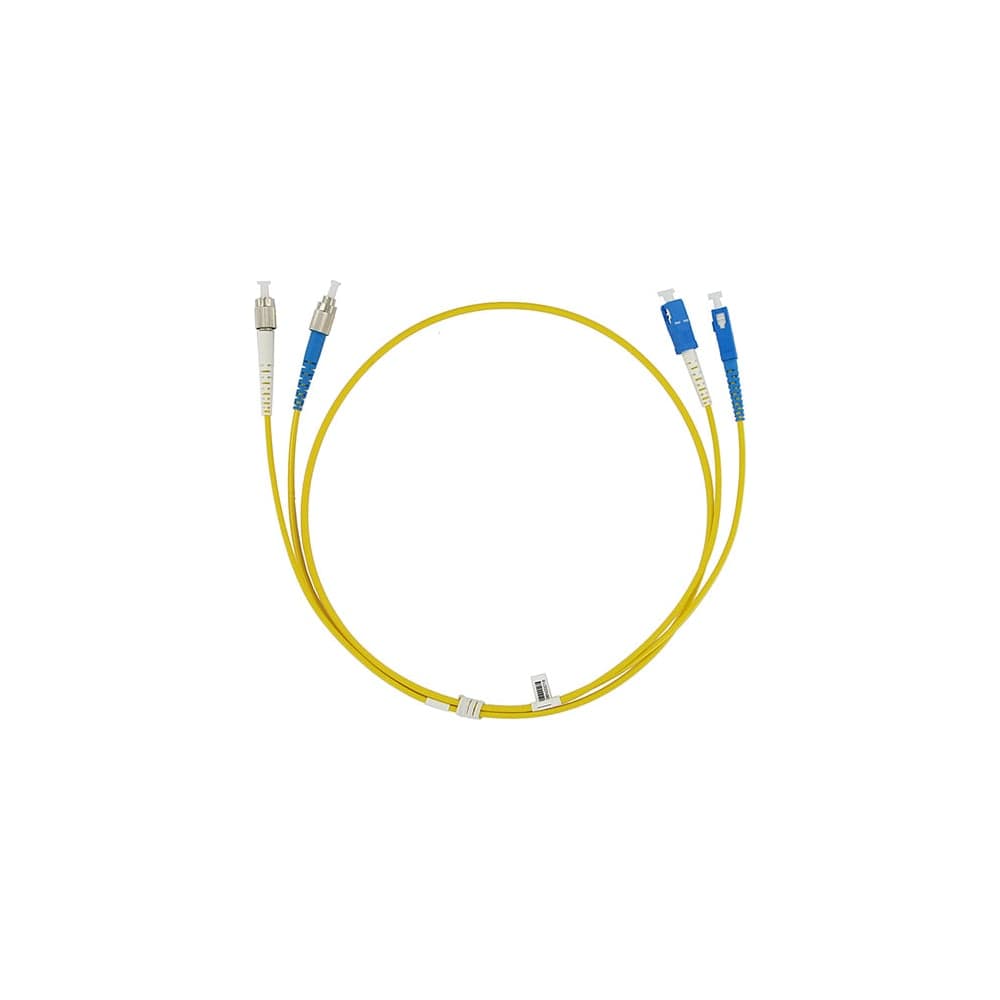 Оптический патч-корд TopLAN дуплексный, FC/UPC-ST/UPC, 657A1, 1 м, DPC-TOP-657A1-FC/U-ST/U-1.0