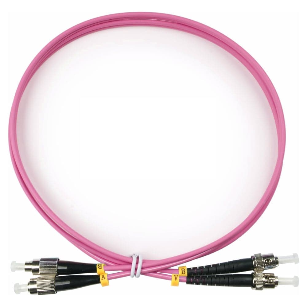 Оптический патч-корд TopLAN дуплексный, FC/PC-ST/PC, MM 50/125, 2 м, DPC-TOP-OM4-FC/P-ST/P-2.0 - 2