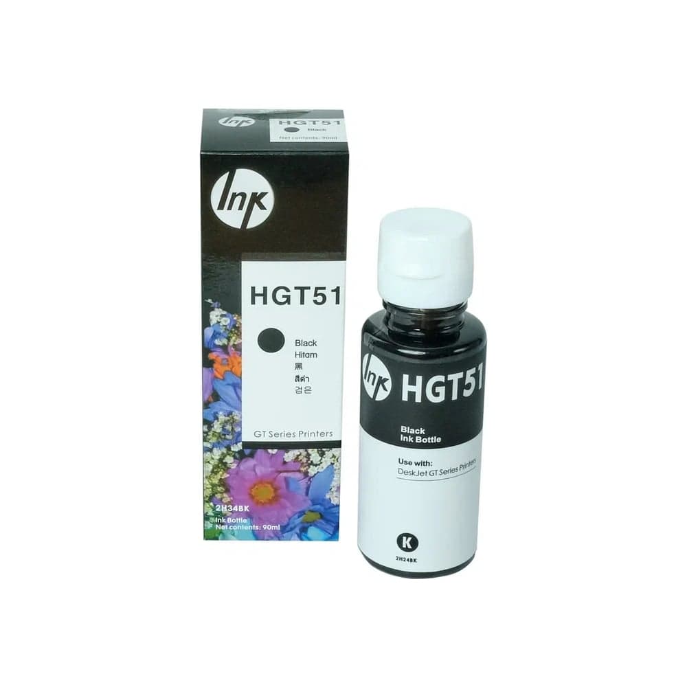 Чернила водорастворимые Solution Print SP GT51 (M0H57AE) для HP, черный, 100 мл 334193