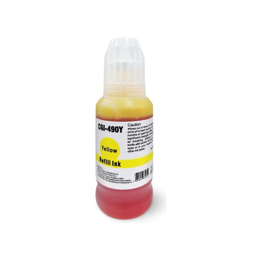 Чернила Solution Print SP GI-490Y (0666C001) для Canon, желтый, 100 мл 334201