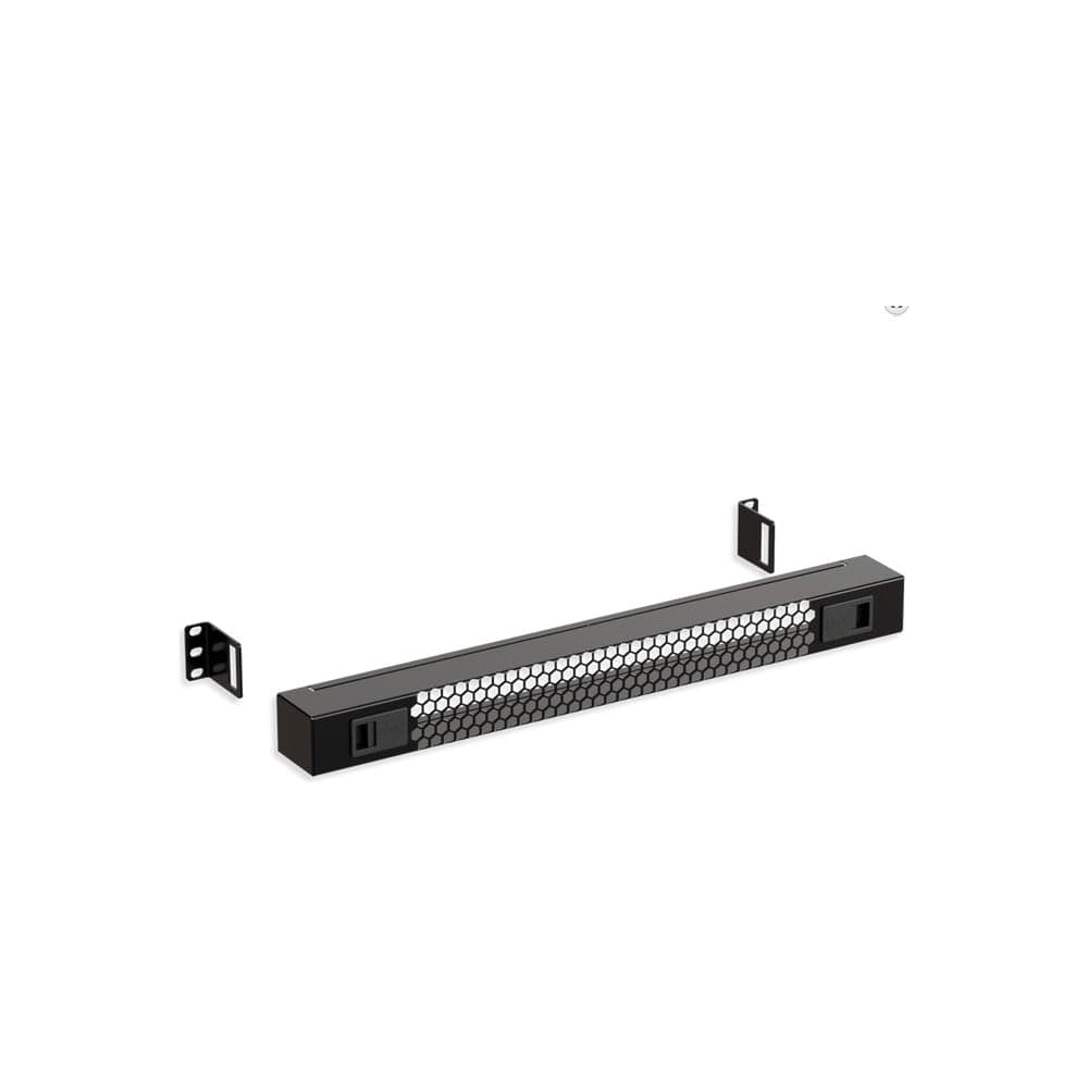 Защитный экран SYSMATRIX 1U, перфорированный 19 дюймов, черный RAL 9004 PS 0100.9000