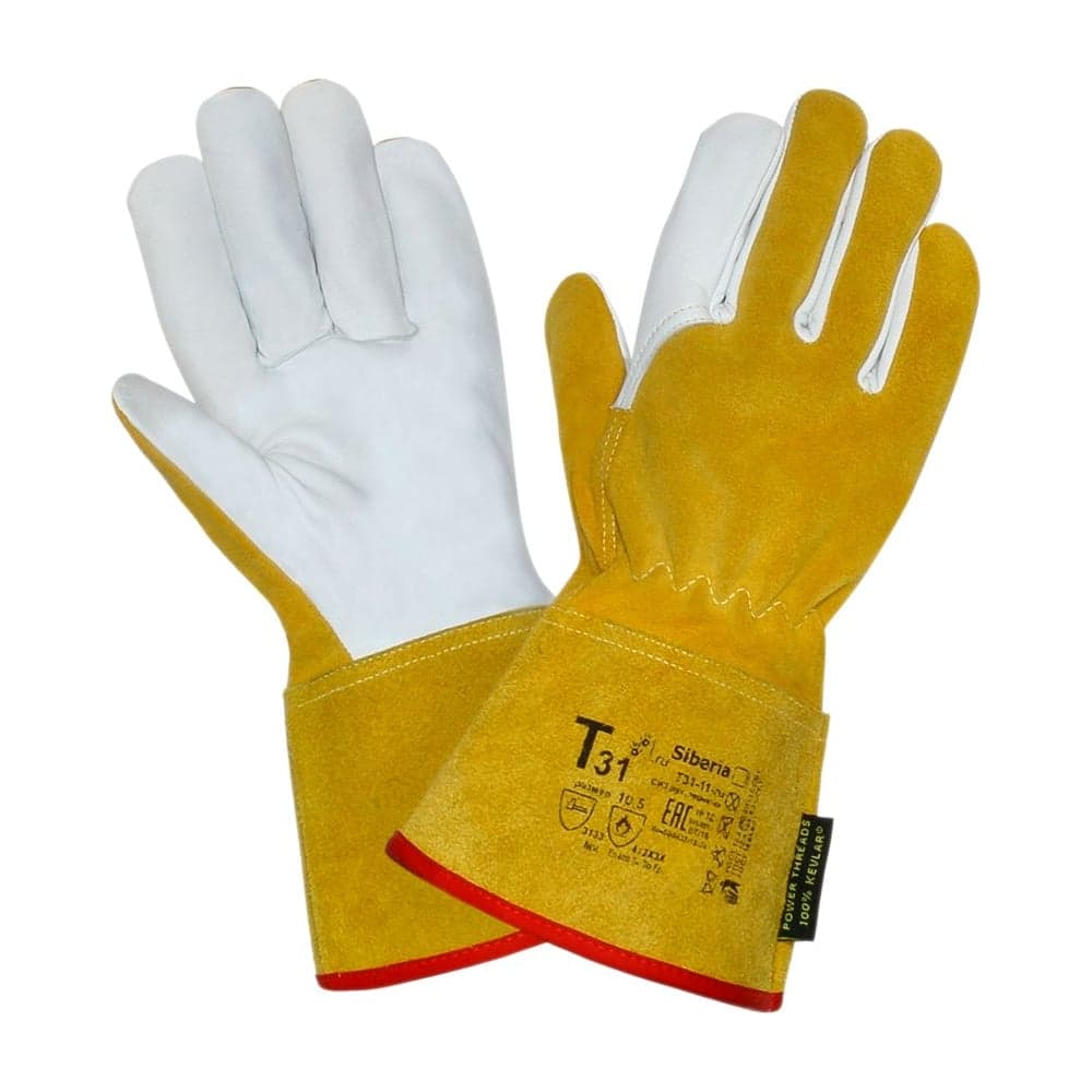 Перчатки краги 2Hands Siberia Т31-11-ru овечья кожа/спилок КРС/швы Kevlar размер 11,5 Siberia