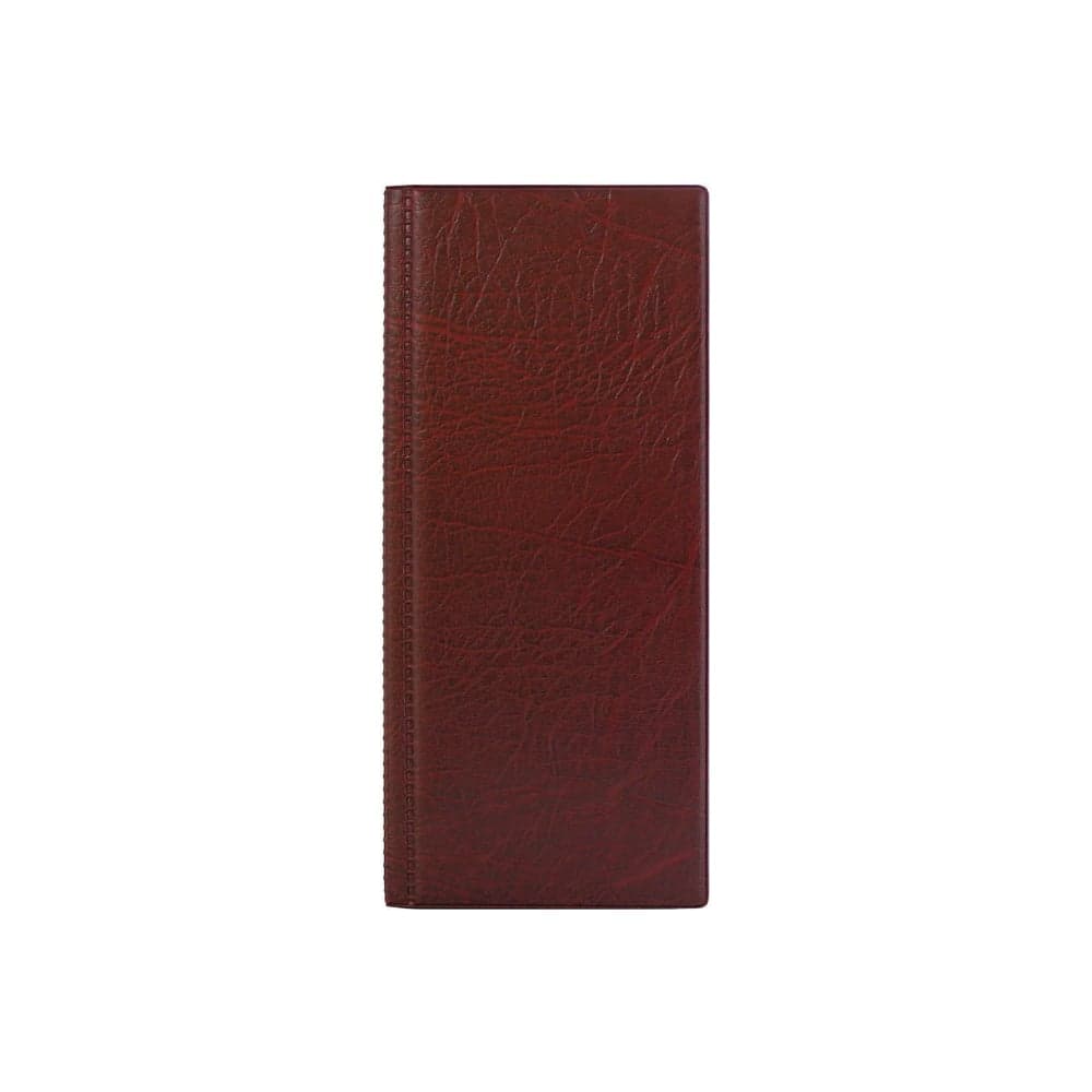 Настольная визитница Attache 2350И-203 на 96 визиток, ПВХ, бордовый, 107243