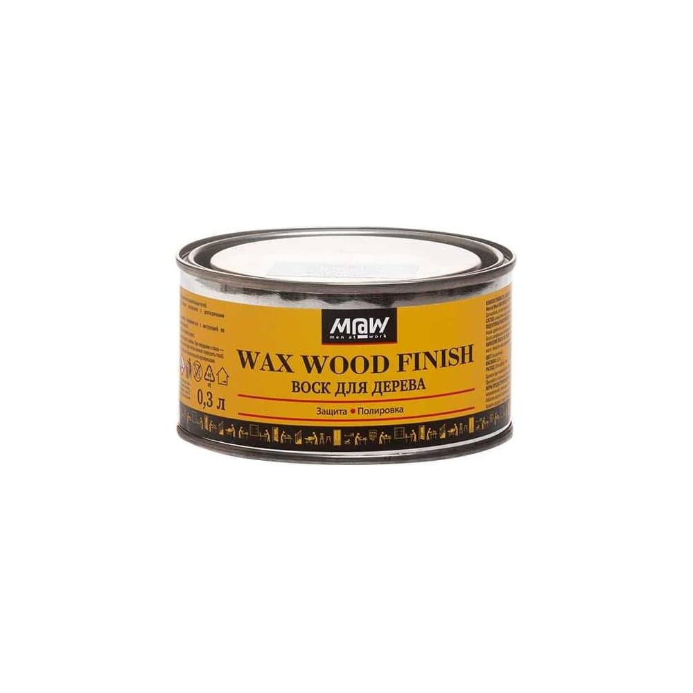 Воск для дерева Men at Work WAX WOOD FINISH 0,3 л v80083