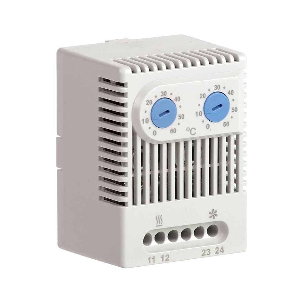 Двухканальный термостат IEK от 0 до +60C NO+NO YCE-DTNO-NO-60