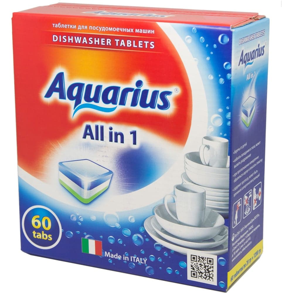 Таблетки для ПММ LOTTA Aquarius ALLin1 mega 60 штук 4660002311137 Ad1260