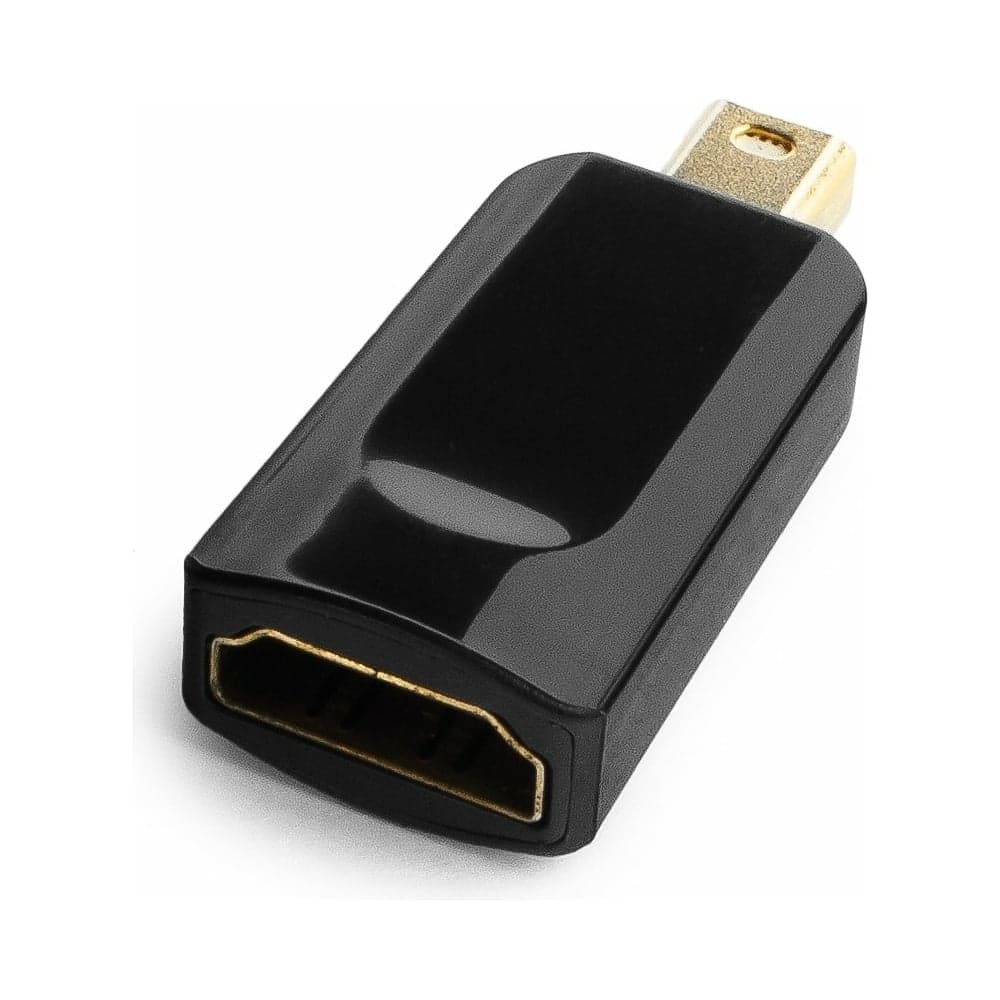 Переходник Cablexpert, miniDisplayPort ; HDMI, черный A-mDPM-HDMIF-01