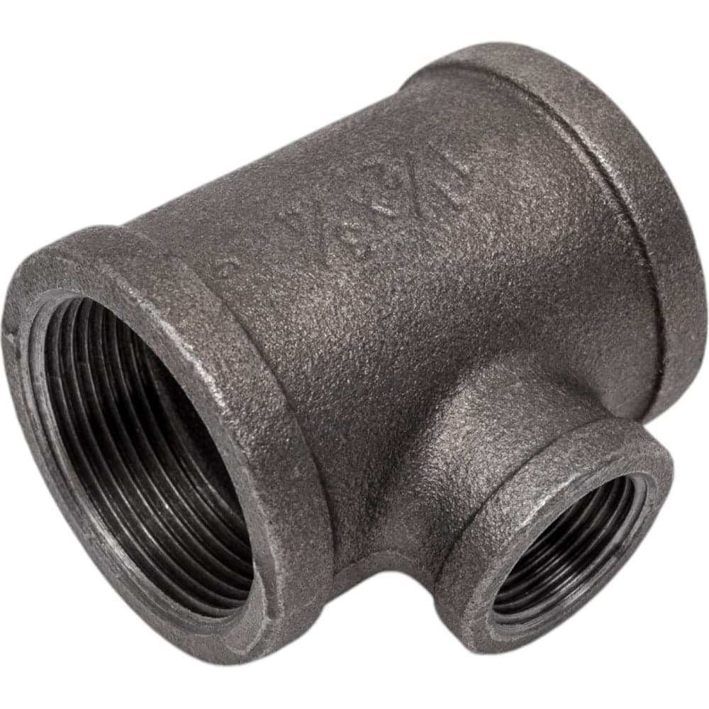 Тройник редукционный AV Engineering 1 1/2" х 3/4", чугун черный AVEC431011234