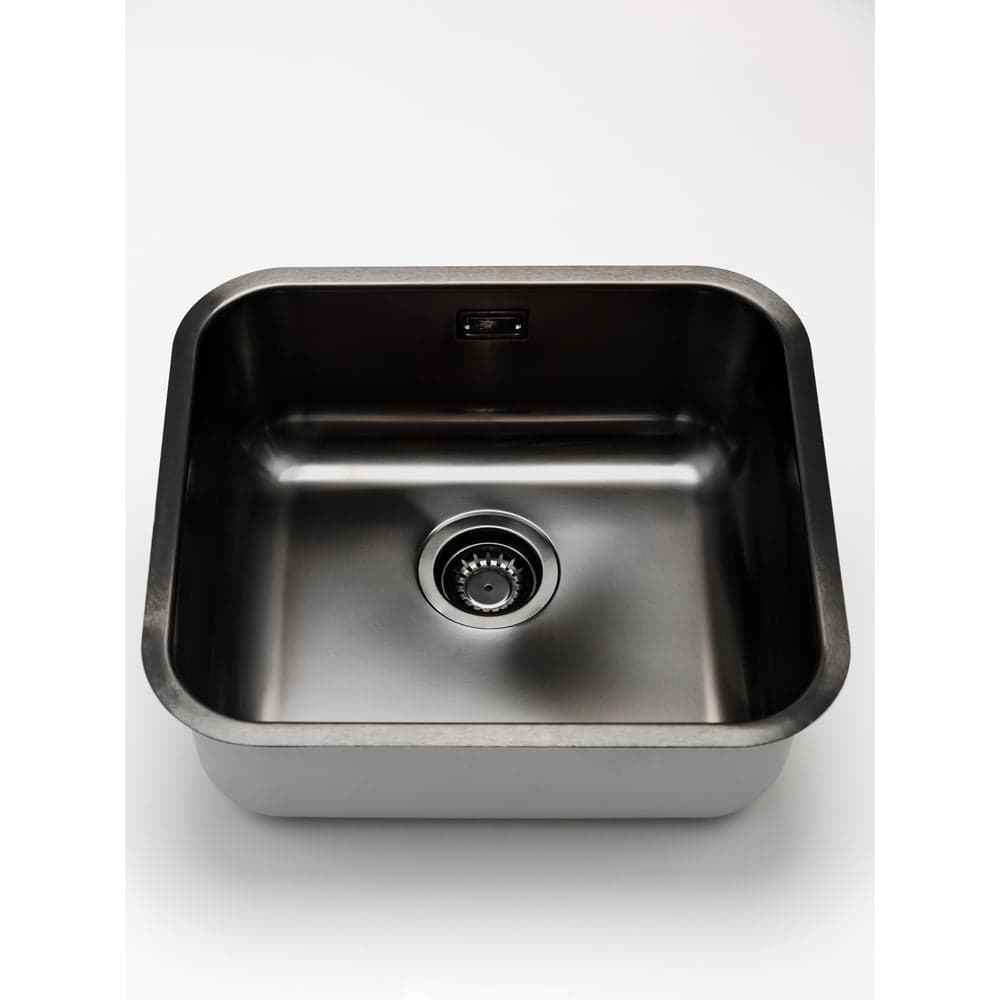 Кухонная мойка из нержавеющей стали Grandex AQUA с PVD покрытием SELECT 49 ANTHRACITE, 49,5x44,5x18,5 2003343
