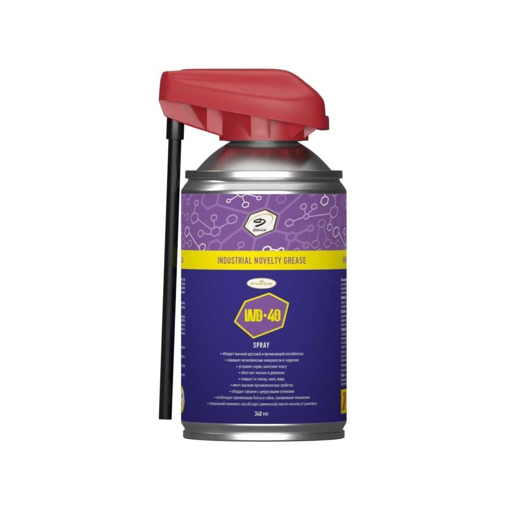 Проникающая смазка Denzol's ING-49 с актуатором, баллон 340 мл DT0034