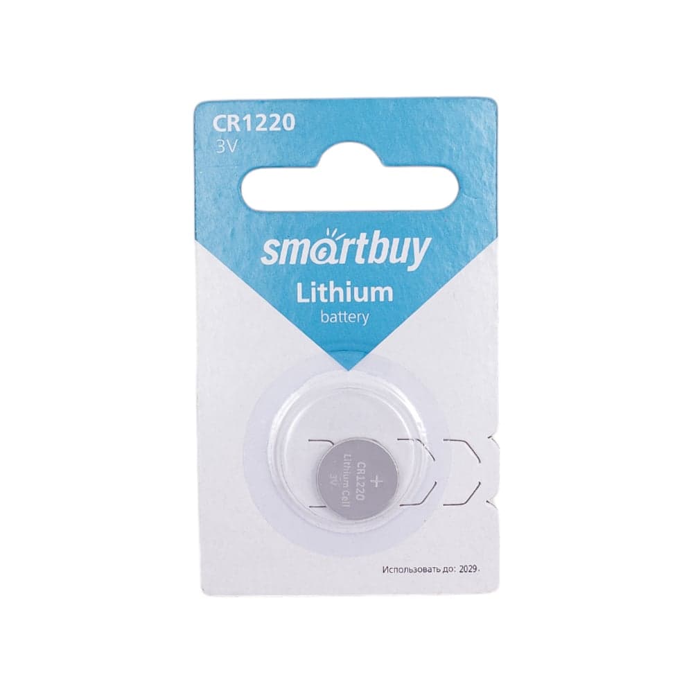Литиевый элемент питания Smartbuy CR1220 SBBL-1220-1B