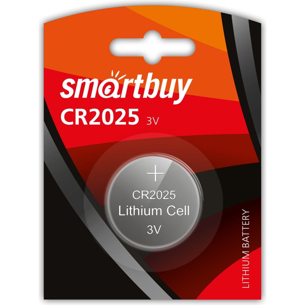 Литиевый элемент питания Smartbuy CR2025 SBBL-2025-1B