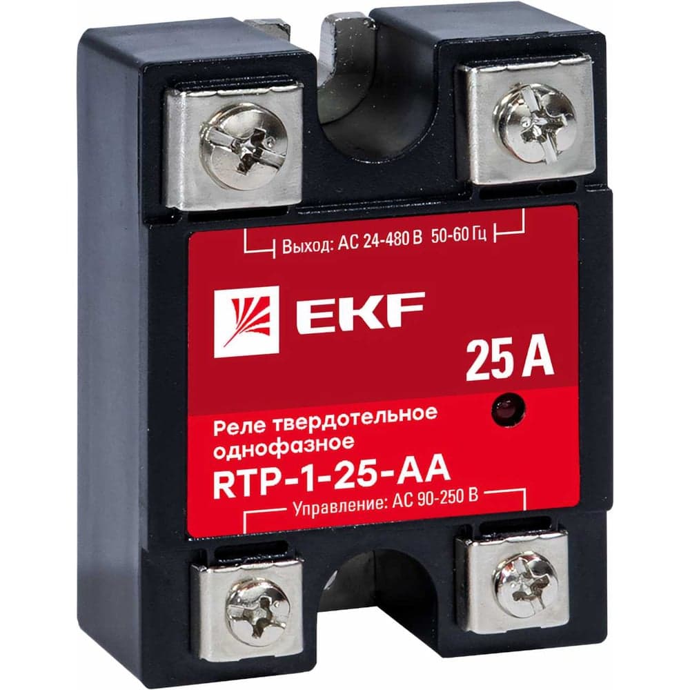 Твердотельное реле EKF однофазное RTP-25-AA PROxima rtp-1-25-aa