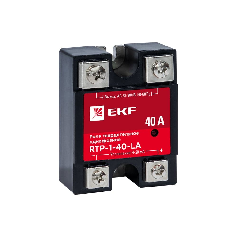 Твердотельное реле EKF однофазное с регулированием 4-20мА RTP-40-LA PROxima rtp-1-40-la