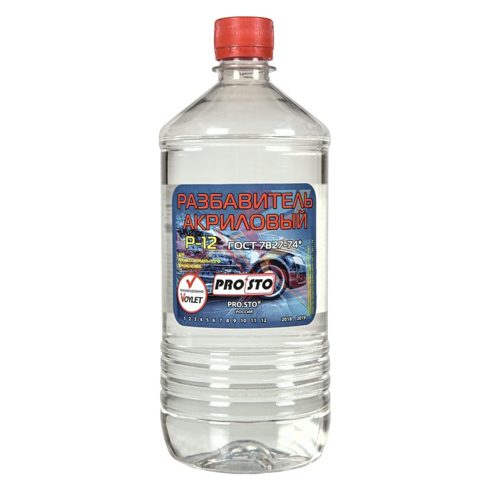 Акриловый разбавитель PRO.STO Р-12, 1 л 003-00161