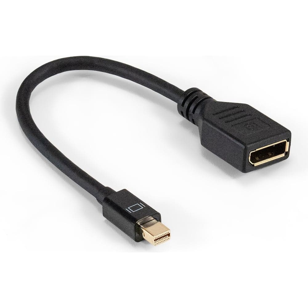 Кабель ExeGate miniDisplayPort-DisplayPort EX-CC-mDPM-DPF-0.15 mini20M/20F, 0,15м 294716