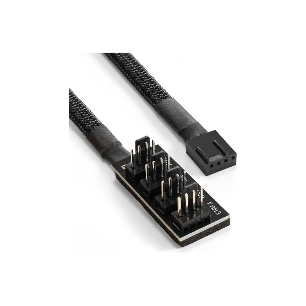 Разветвитель питания ExeGate с 4pin материнской платы на 1 CPU кулер и 3 корпусных вентилятора EX-CC-4p4xF 4pin F/4x4pinM 294793