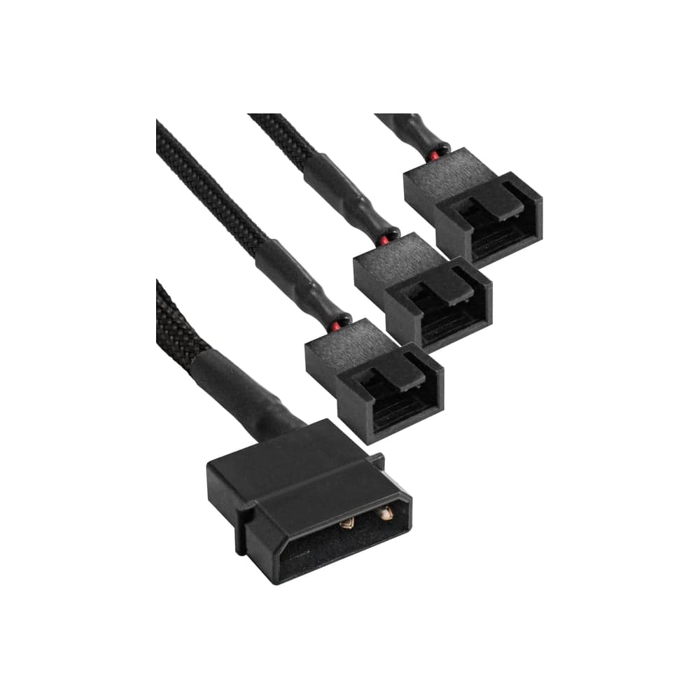 Разветвитель питания ExeGate для корпусных вентиляторов EX-CC-PSU-3xF Molex/3x3/4pin, все разъемы имеют 2 контакта 294791