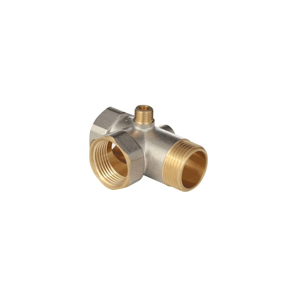 Штуцер пятивыводной Aquasfera 3x1"+2x1/4" латунь никелированная 9036-01 215-0215