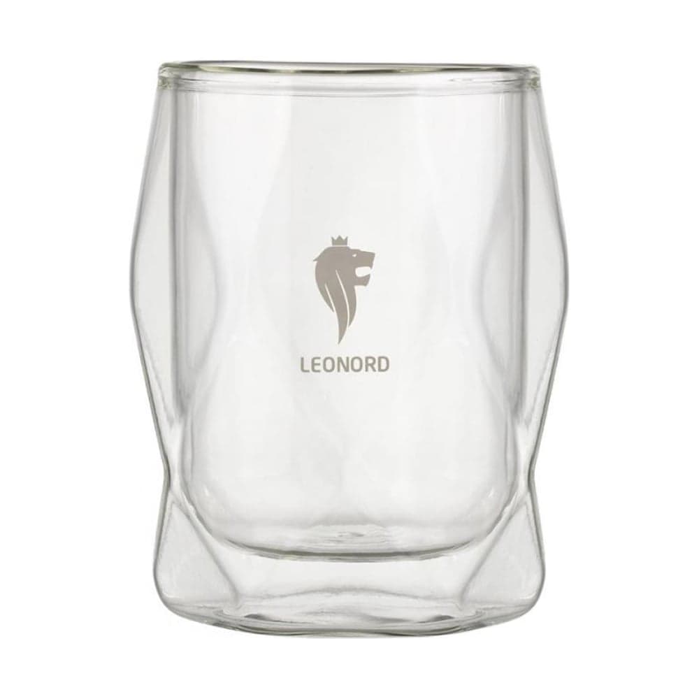 Стакан Leonord AROMA 350 мл с двойными стенками с гранями на корпусе из боросиликатного стекла 107300