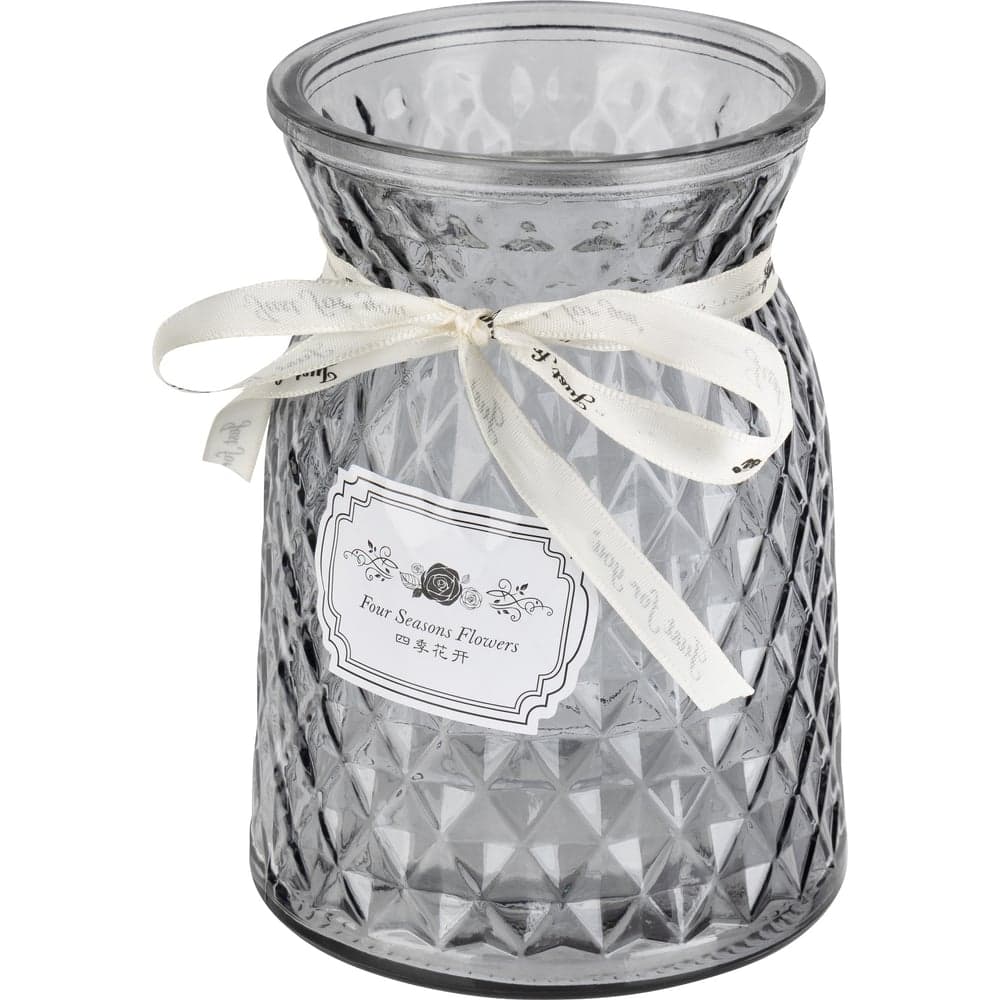 Ваза Mallony Romantica из цветного стекла с рельефным корпусом, размер: 16x11,5 см 107974