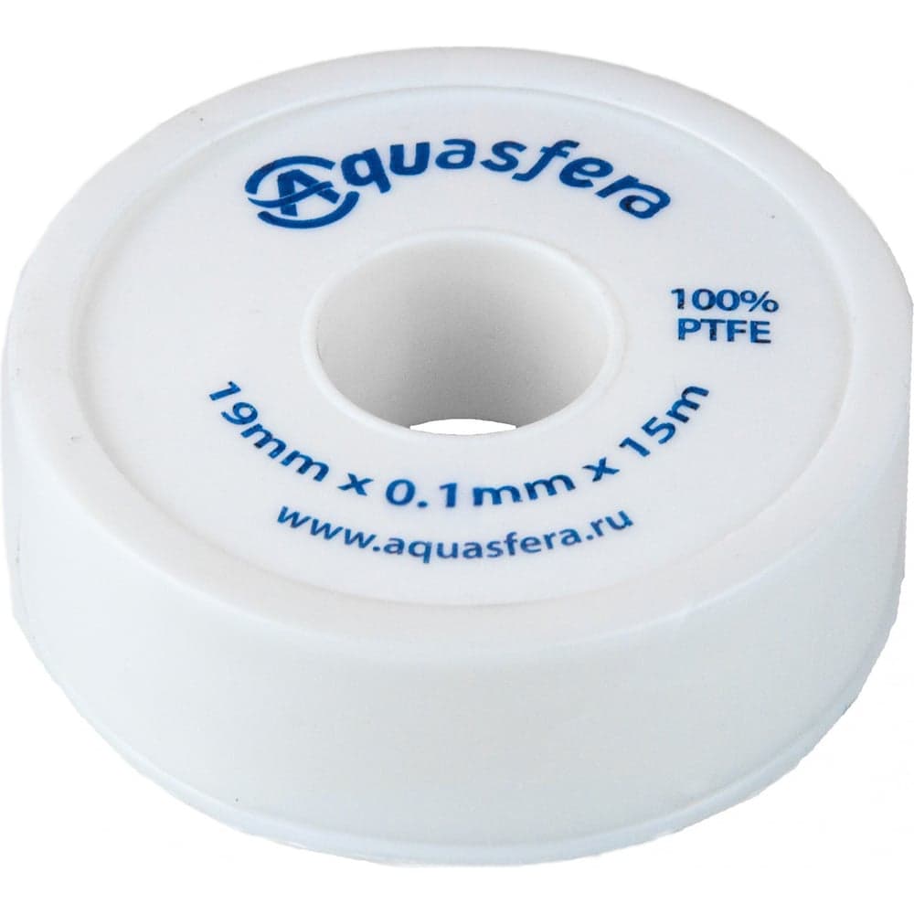 Лента Aquasfera ФУМ катушка 19мм х 0,1мм х 15м PTFE вода 6020 6020-03 008-0547