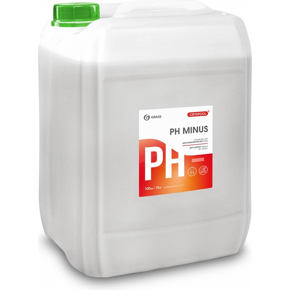 Средство Grass CRYSPOOL pH minus для регулирования pH воды канистра 35кг 150010
