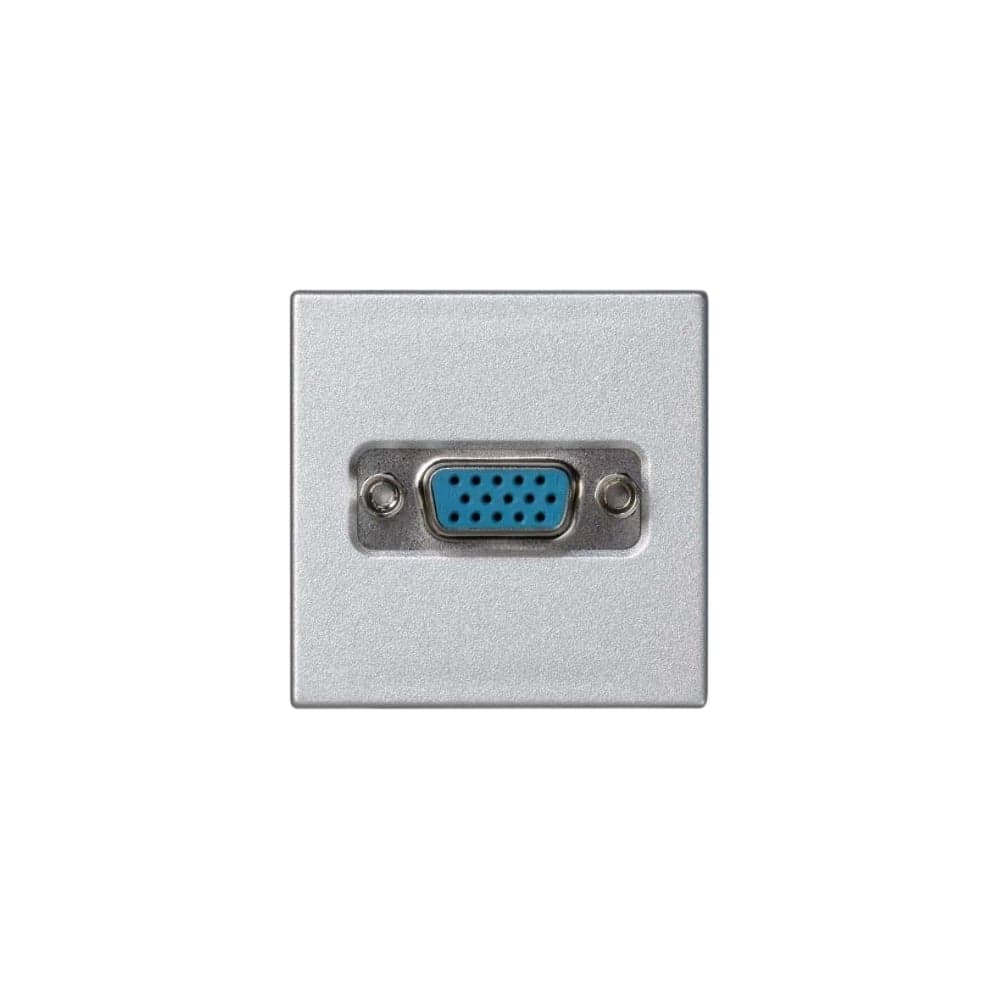 Плата с разъёмом VGA Simon, D-sub, 15 pin, К45, винтовой зажим, мама, алюминий K100B-8