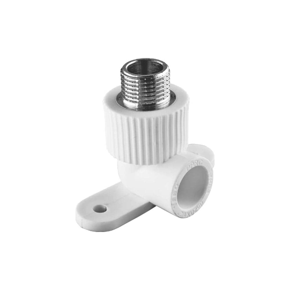 Угольник комбинированный TEBO PPR 20x1/2" НР с креплением 030033902